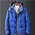 Lee | Mens Padded Winter Puffer Jacket Detachable Hood Warm Insulated Coat