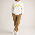 Leif | Womens Hoodies Hooded Sweatshirt Letter Print Long Sleeve Jacket, Yellow