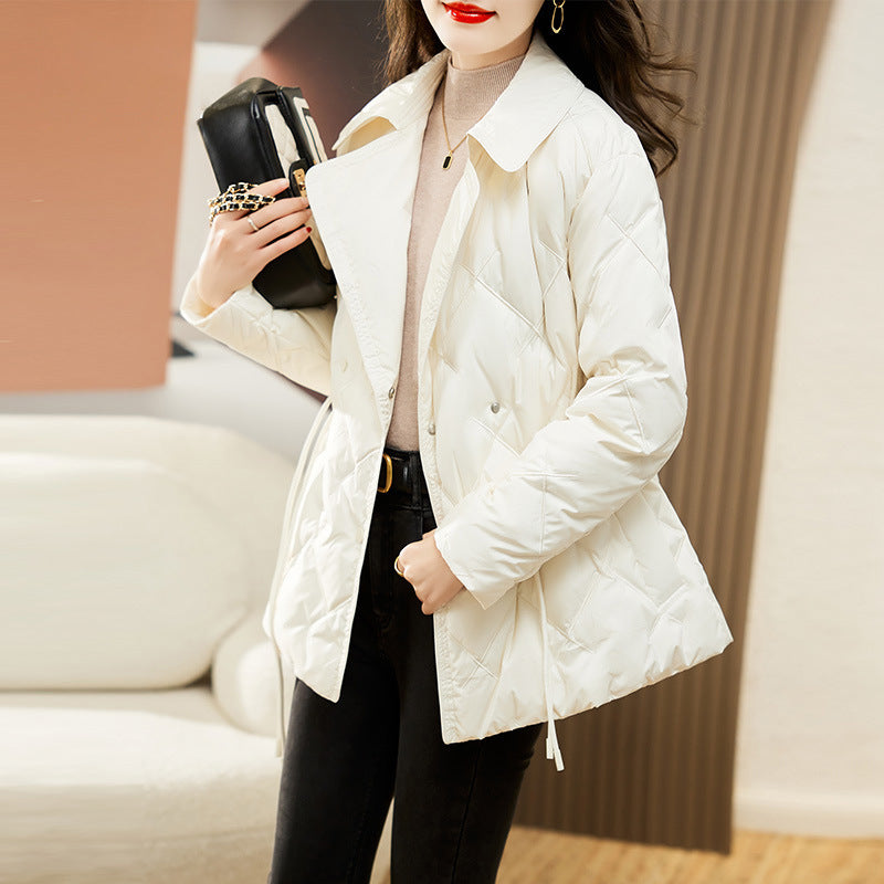 Leigh | Womens Lightweight Puffer Jacket Down Warm Winter Coat