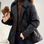 Leigh | Womens Lightweight Puffer Jacket Down Warm Winter Coat