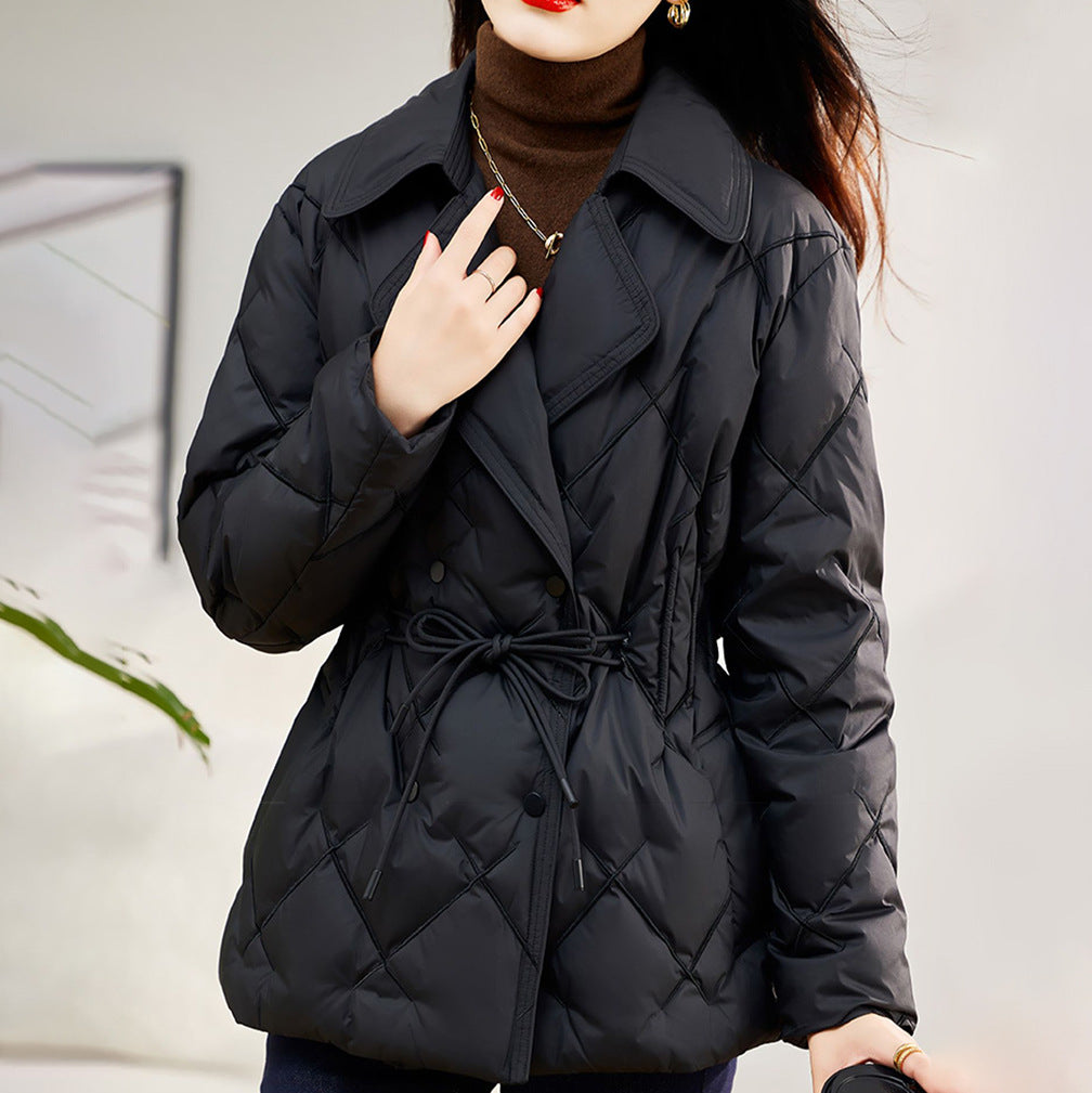 Leigh | Womens Lightweight Puffer Jacket Down Warm Winter Coat