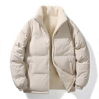 Lester | Mens Fleece Lamb Wool Warm Thick Stand Collar Winter Top
