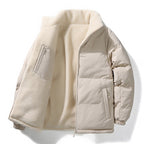 Lester | Mens Fleece Lamb Wool Warm Thick Stand Collar Winter Top