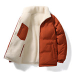 Lester | Mens Fleece Lamb Wool Warm Thick Stand Collar Winter Top