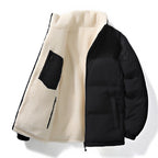 Lester | Mens Fleece Lamb Wool Warm Thick Stand Collar Winter Top