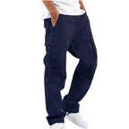 Levi | Mens Drawstring Moisture Wicking Multi Pocket Cargo Work Pants