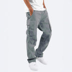Levi | Mens Drawstring Moisture Wicking Multi Pocket Cargo Work Pants
