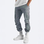Levi | Mens Drawstring Moisture Wicking Multi Pocket Cargo Work Pants
