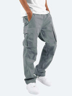 Levi | Mens Drawstring Moisture Wicking Multi Pocket Cargo Work Pants