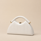 Liesl | Womens Handbag Shoulder Crossbody Evening Bag, White