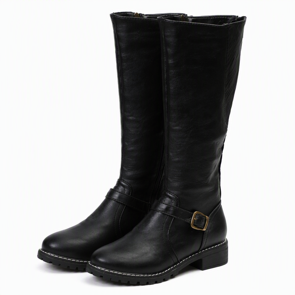 Liliana | Womens Leather Ankle Boots Lace Up Winter Warm Casual Footwear