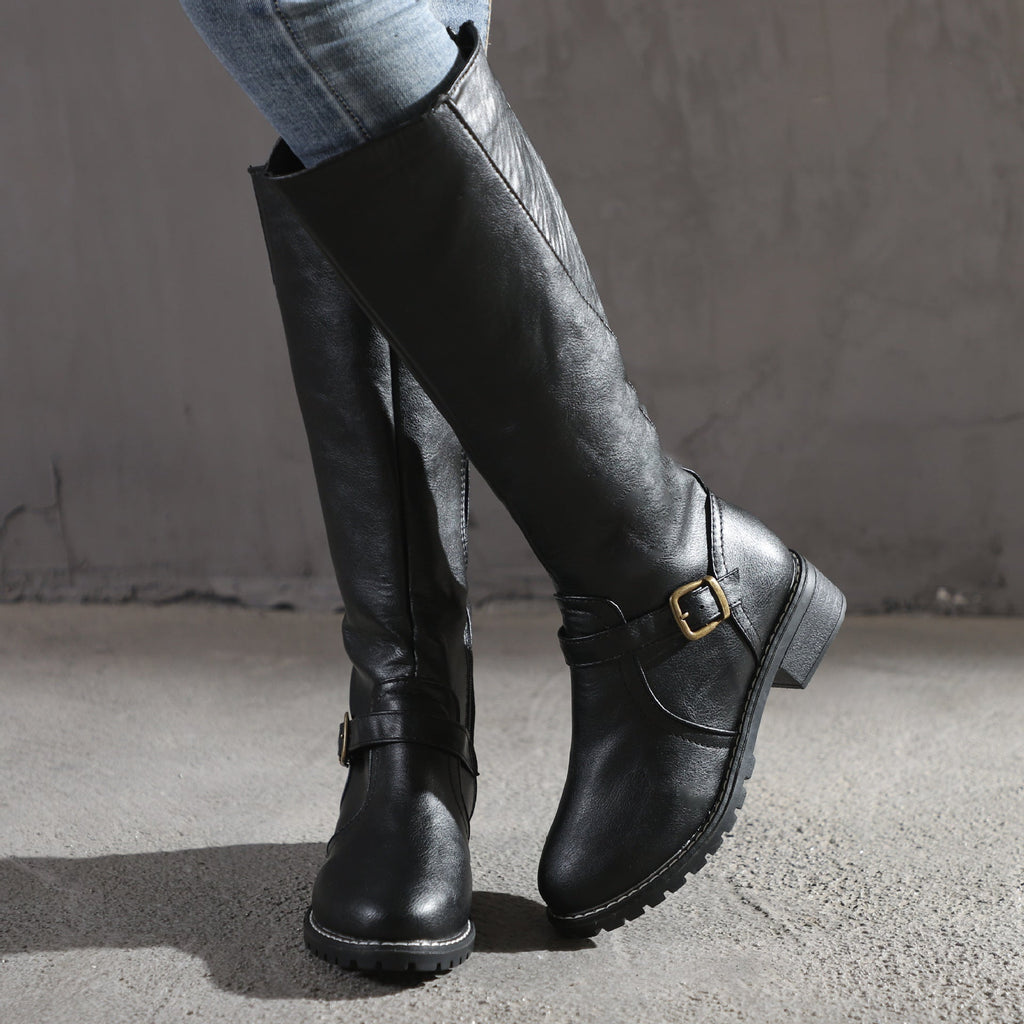 Liliana | Womens Leather Ankle Boots Lace Up Winter Warm Casual Footwear