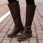 Liliana | Womens Leather Ankle Boots Lace Up Winter Warm Casual Footwear
