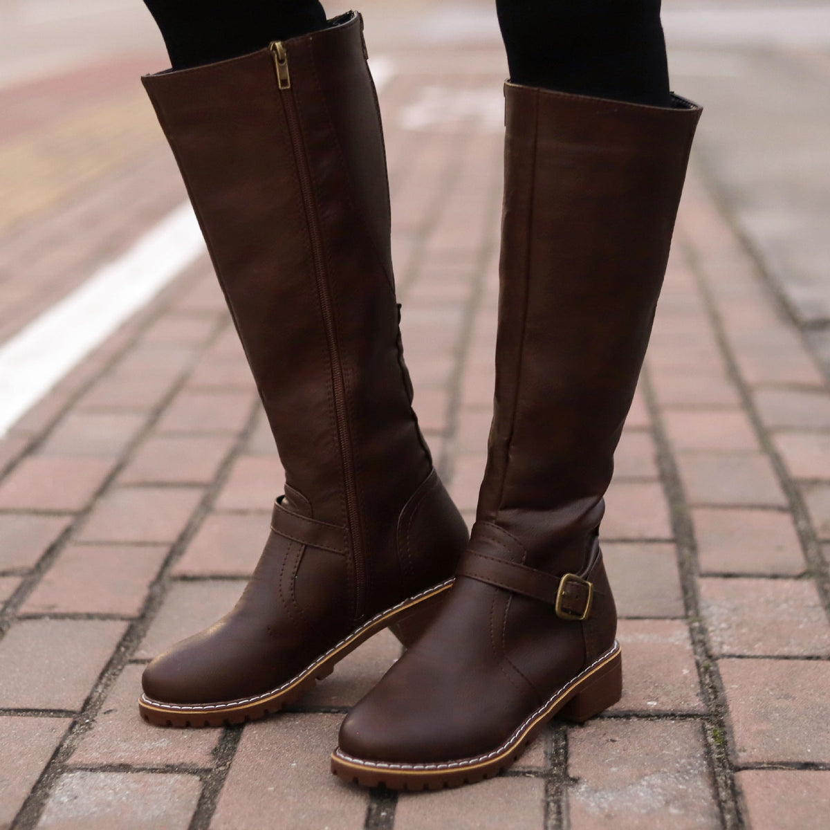Liliana | Womens Leather Ankle Boots Lace Up Winter Warm Casual Footwear