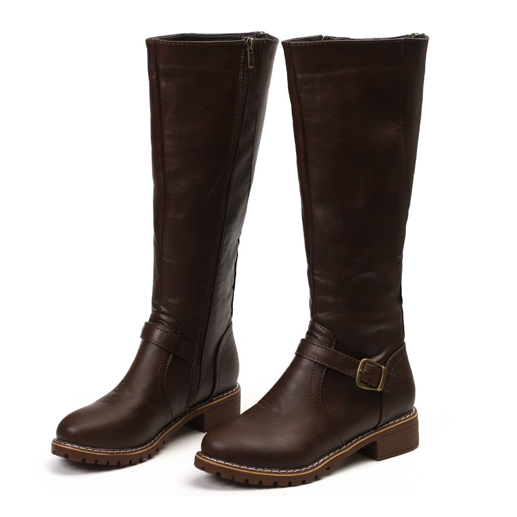 Liliana | Womens Leather Ankle Boots Lace Up Winter Warm Casual Footwear