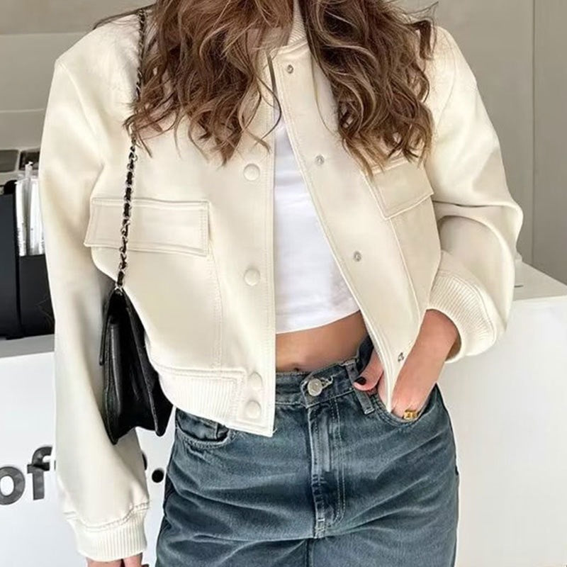 Lilianna | Womens Oversized Jacket Loose Fit Pocket Casual Coat