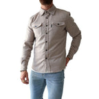 Lionel | Mens Long Sleeve Button Up Shirt Jacket