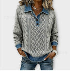 Lisa | Womens Vintage Stand Collar Top 3D Print Casual T-Shirt