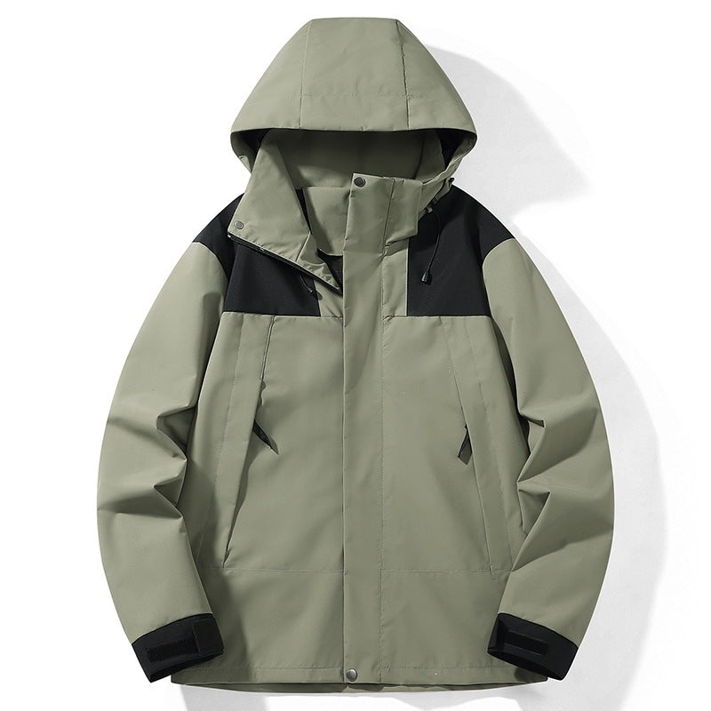 Lloyd | Mens Waterproof Ski Jacket Hardshell Windbreaker Rain Coat, Matcha Green