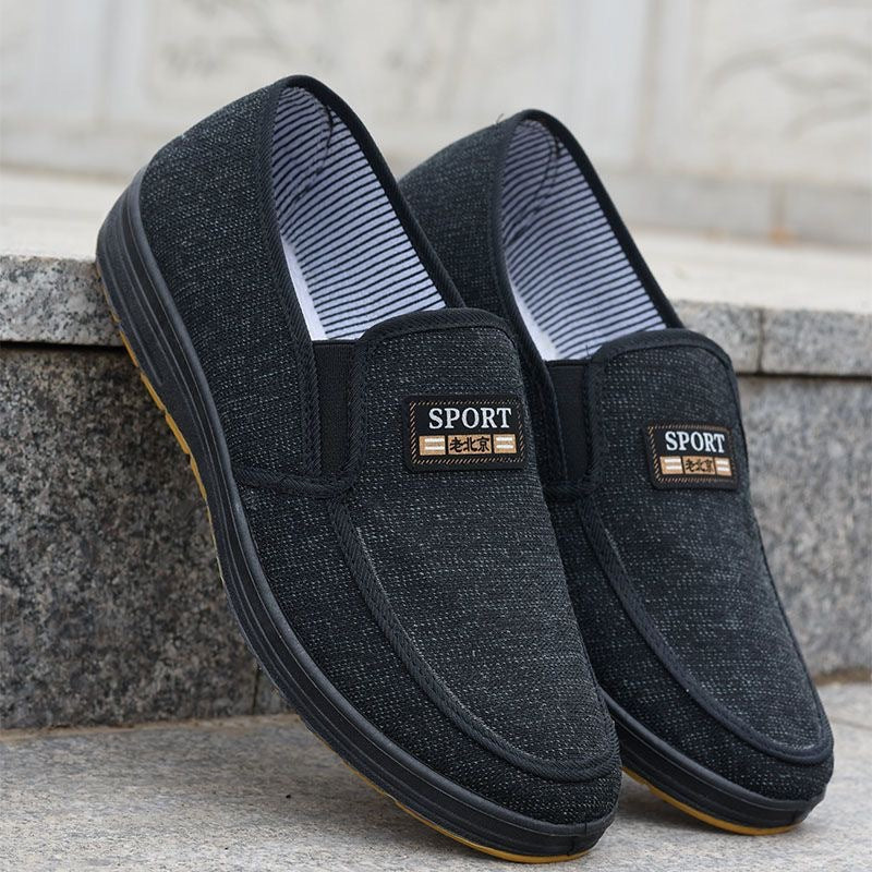 Lonnie | Mens Non Slip Work Shoes Canvas Breathable Lightweight Footwear