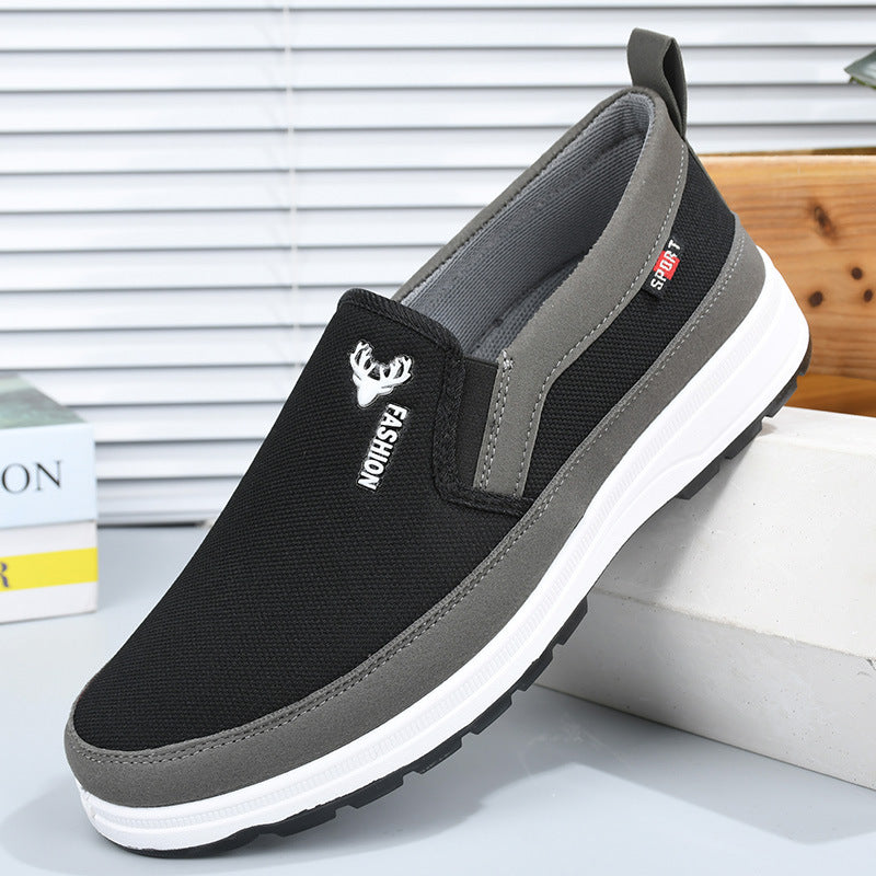 Lonnie | Mens Non Slip Work Shoes Canvas Breathable Lightweight Footwear
