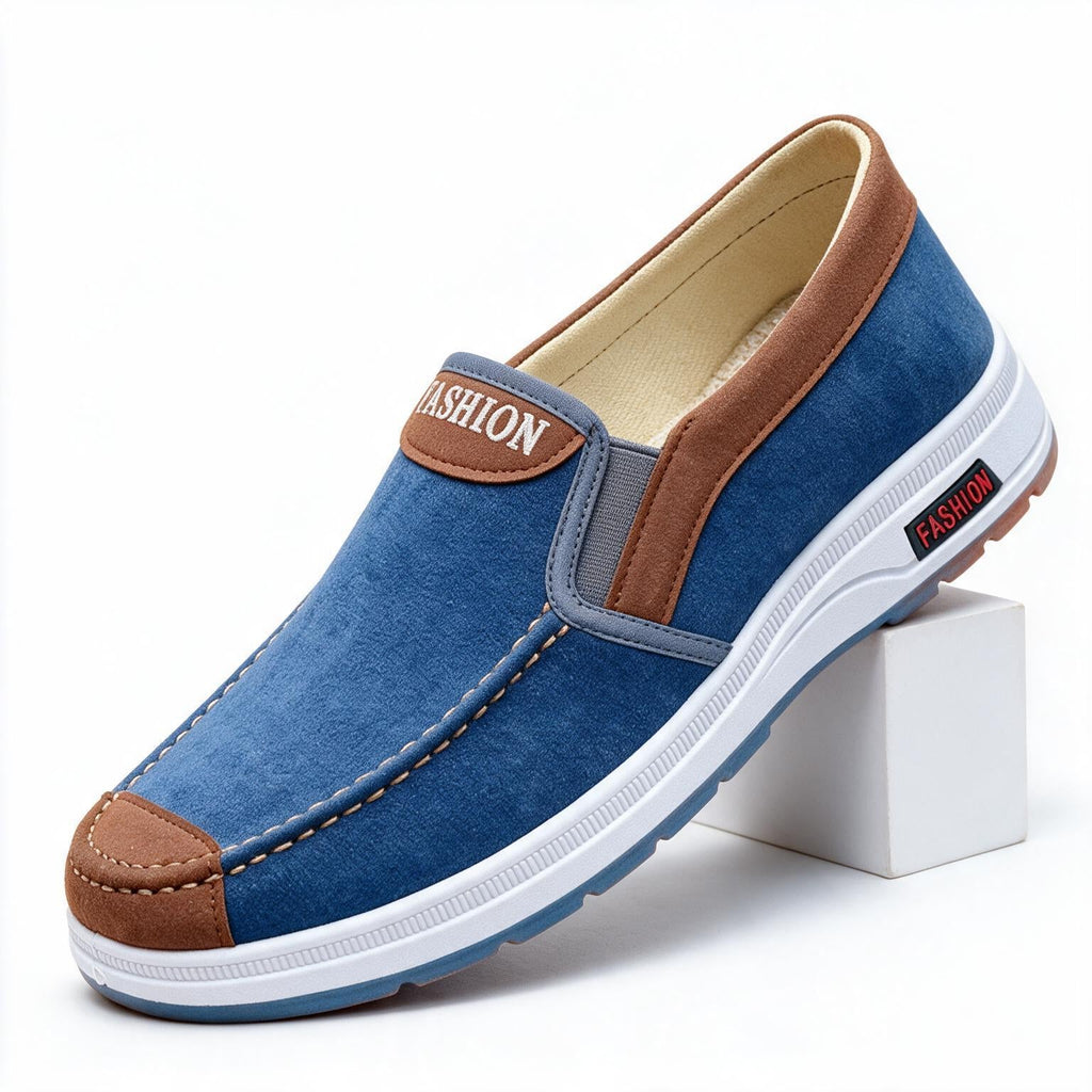 Lonnie | Mens Non Slip Work Shoes Canvas Breathable Lightweight Footwear