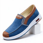 Lonnie | Mens Non Slip Work Shoes Canvas Breathable Lightweight Footwear