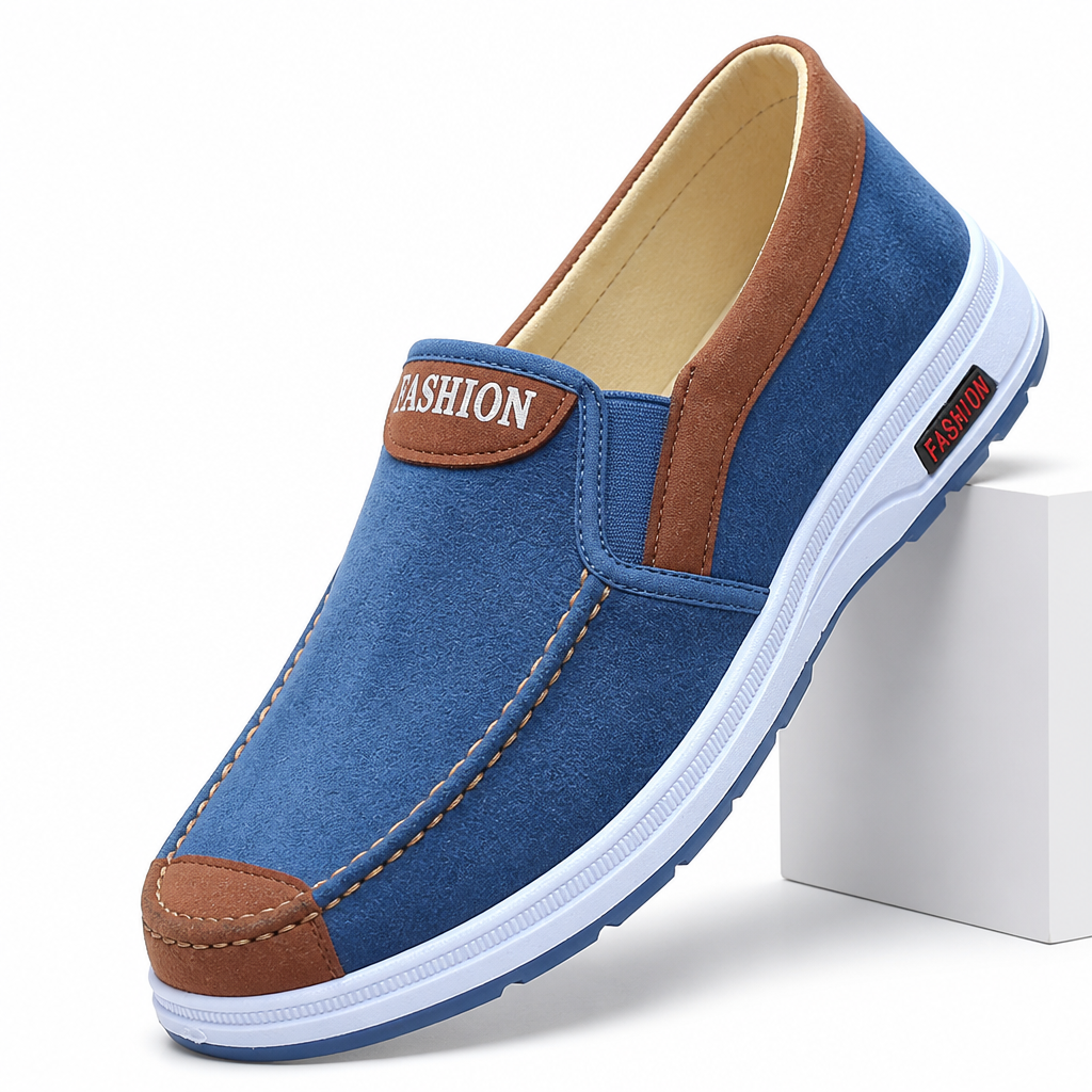Lonnie | Mens Non Slip Work Shoes Canvas Breathable Lightweight Footwear