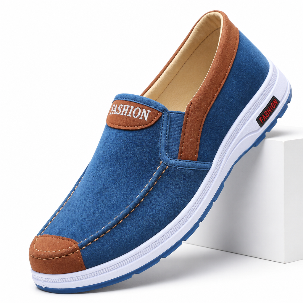 Lonnie | Mens Non Slip Work Shoes Canvas Breathable Lightweight Footwear