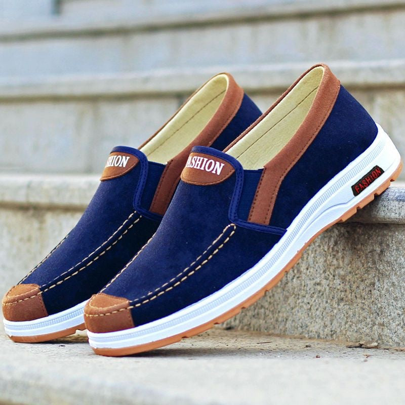 Lonnie | Mens Non Slip Work Shoes Canvas Breathable Lightweight Footwear