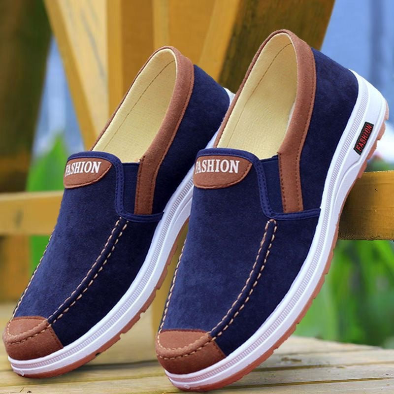 Lonnie | Mens Non Slip Work Shoes Canvas Breathable Lightweight Footwear