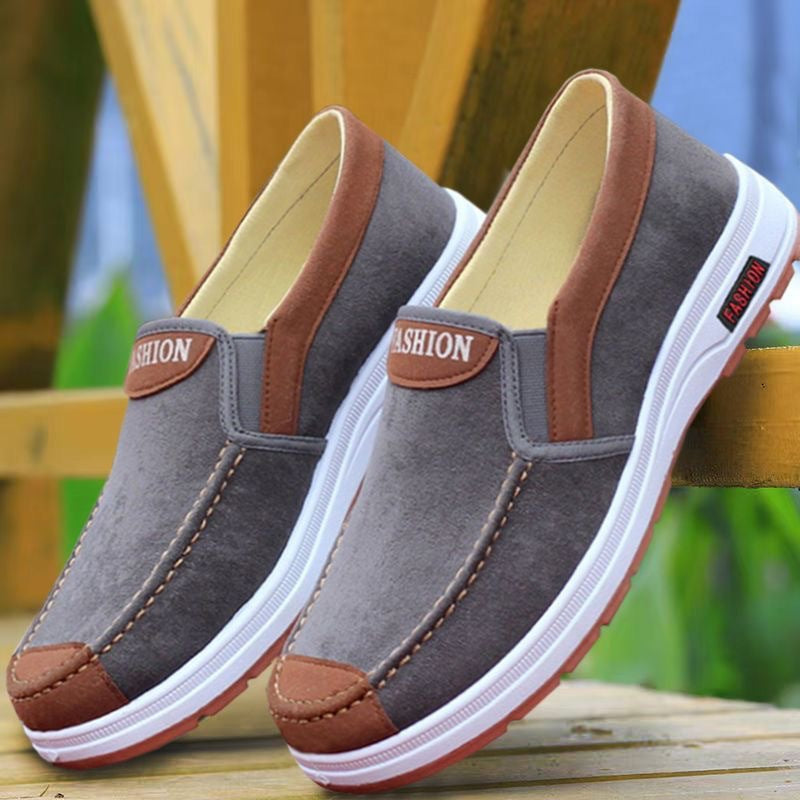 Lonnie | Mens Non Slip Work Shoes Canvas Breathable Lightweight Footwear