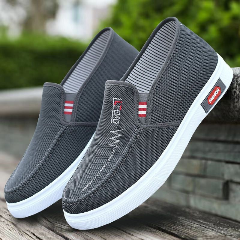 Lonnie | Mens Non Slip Work Shoes Canvas Breathable Lightweight Footwear