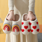 Lorene | Womens Fluffy Fuzzy Memory Foam Warm Winter Indoor House Slippers Shoes