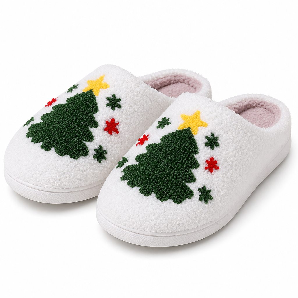 Lorene | Womens Fluffy Fuzzy Memory Foam Warm Winter Indoor House Slippers Shoes