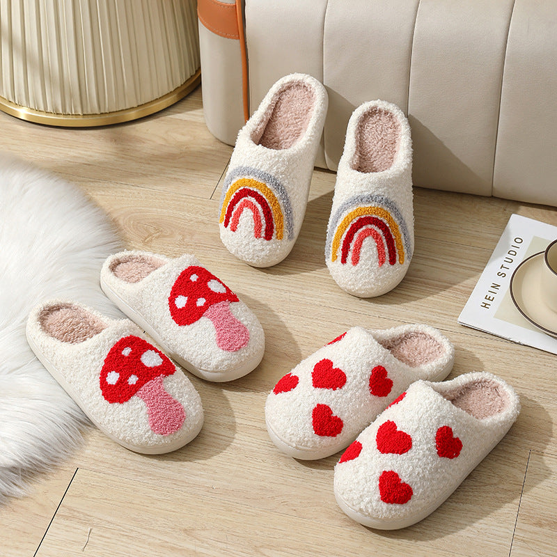 Lorene | Womens Fluffy Fuzzy Memory Foam Warm Winter Indoor House Slippers Shoes