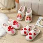 Lorene | Womens Fluffy Fuzzy Memory Foam Warm Winter Indoor House Slippers Shoes