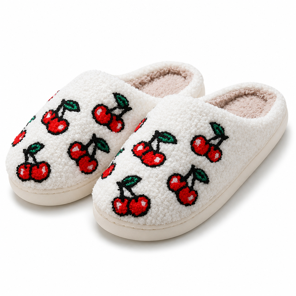 Lorene | Womens Fluffy Fuzzy Memory Foam Warm Winter Indoor House Slippers Shoes