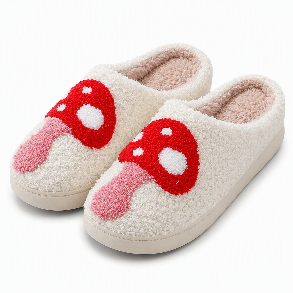 Lorene | Womens Fluffy Fuzzy Memory Foam Warm Winter Indoor House Slippers Shoes
