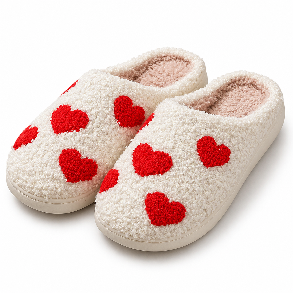 Lorene | Womens Fluffy Fuzzy Memory Foam Warm Winter Indoor House Slippers Shoes