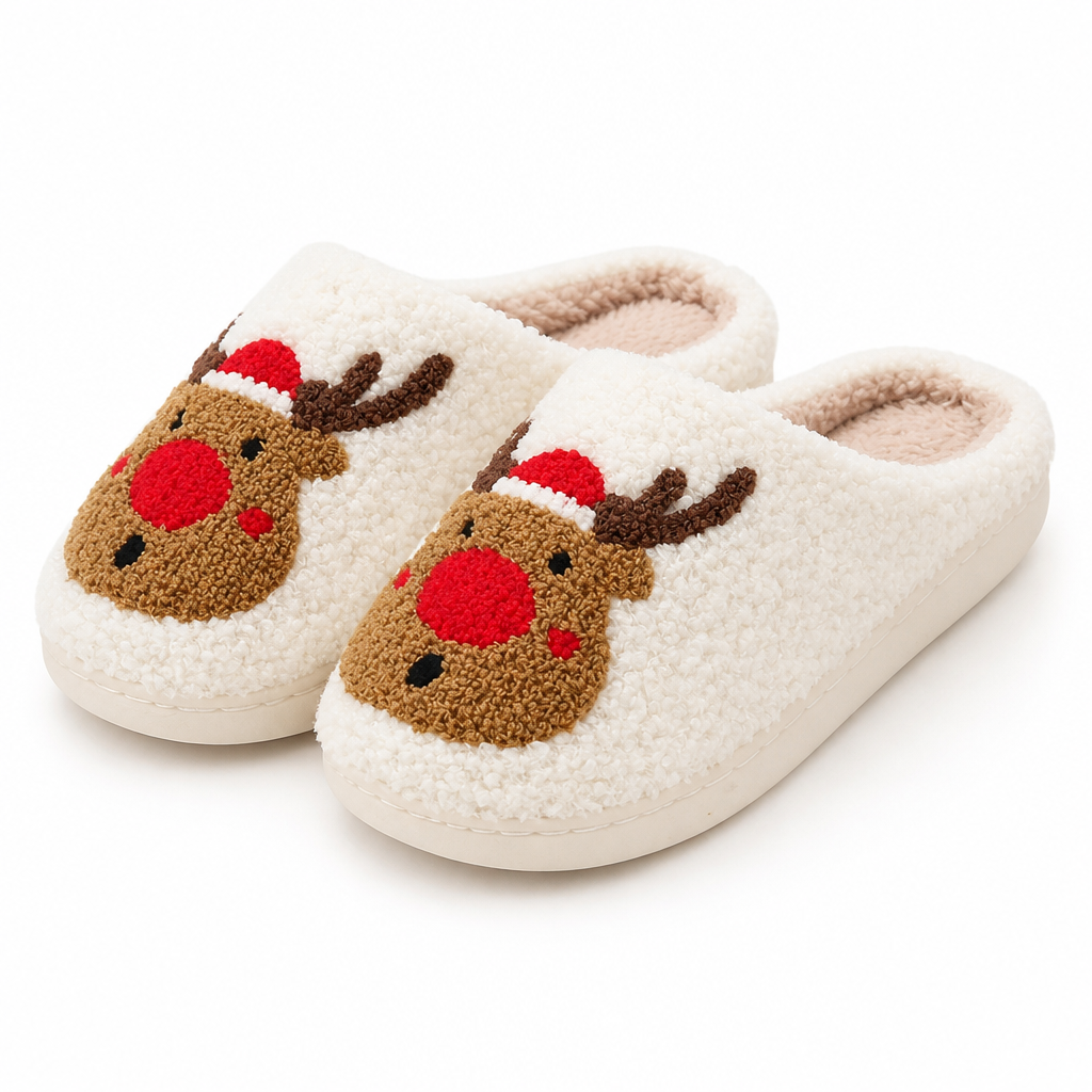Lorene | Womens Fluffy Fuzzy Memory Foam Warm Winter Indoor House Slippers Shoes