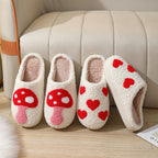 Lorene | Womens Fluffy Fuzzy Memory Foam Warm Winter Indoor House Slippers Shoes
