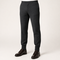 Louis | Mens Wool Winter Warm High Waisted Loose Pants, Black