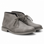 Lowell | Mens Faux Suede Chukka Boots Retro Desert Style Ankle Footwear