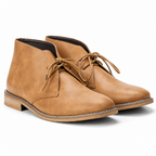 Lowell | Mens Faux Suede Chukka Boots Retro Desert Style Ankle Footwear