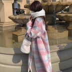 Lucia | Womens Plaid Wool Blend Warm Winter Coat