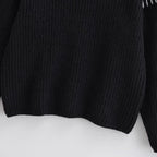 Lucienne | Womens French Style Patchwork Long Sleeve Top - 4