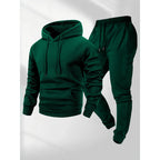 Lucius | Mens Casual Autumn Winter Long Sleeve Pullover Cotton Shirt - Green
