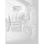 Lucius | Mens Casual Autumn Winter Long Sleeve Pullover Cotton Shirt - White