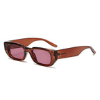 Mabelle | Womens Small Square Retro Sunglasses Tinted Lens Shades